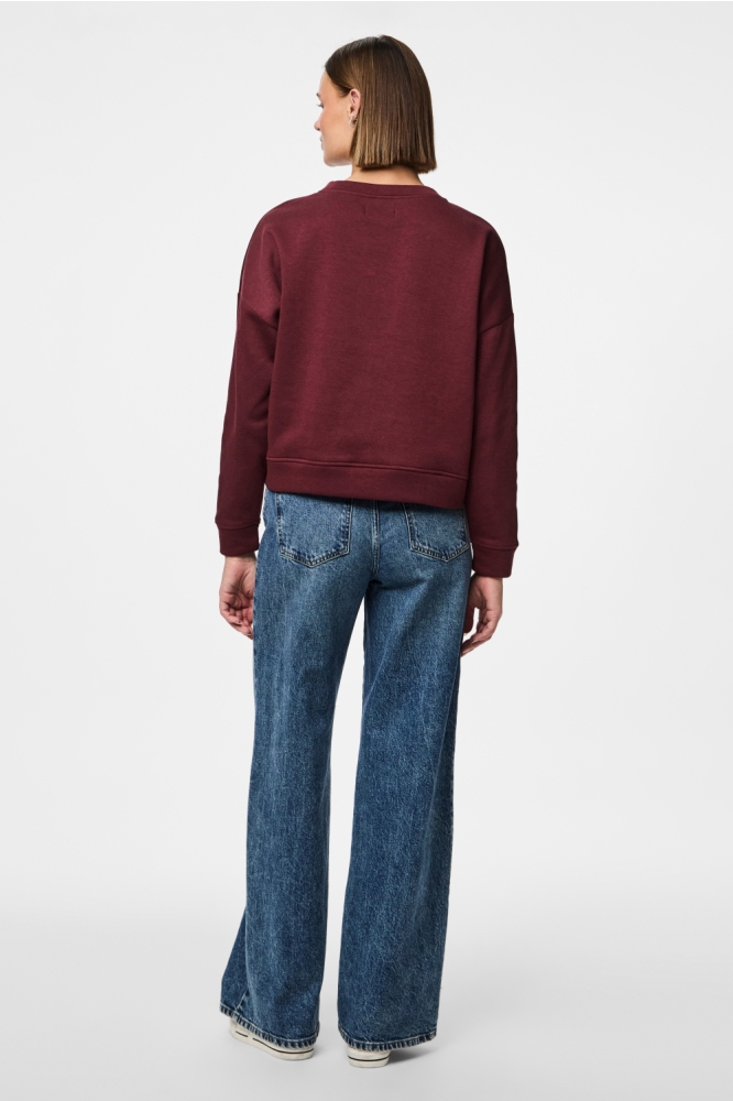 PCCHILLI LS LOOSE SWEAT NOOS BC 17156302 TAWNY PORT